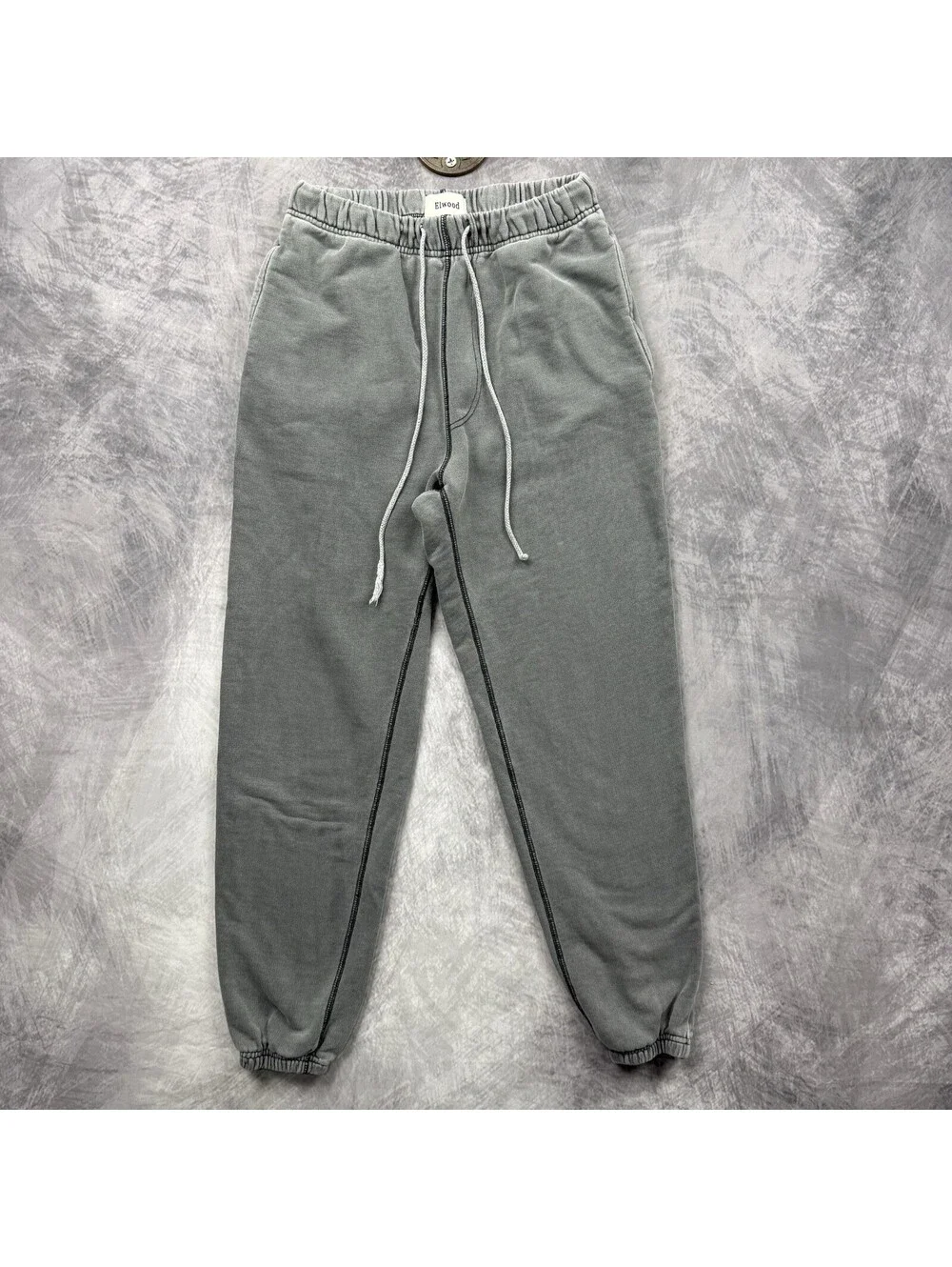 Elwood Core Sweatpants Grey Organic Cotton Joggers XS